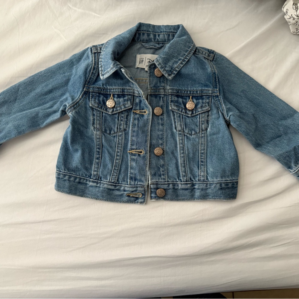 Gap Disney Newborn Denim Jacket 6-12 M